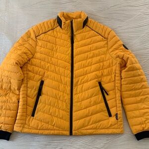 Body Glove lightweight Yellow Primaloft Puffer Ski Jacket, size Men’s Large